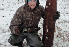 V Bořím lese pyrotechnici vyzvedli dělostřeleckou raketu