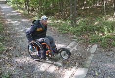 Lesní trasy pro hendikepované upravují a vyznačují Lesy ČR