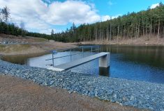 Na Domažlicku vybudovaly Lesy ČR novou nádrž