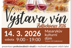 Příští sobotu si na výstavě v Židlochovicích vyberte víno a stavte se i pro zvěřinu