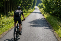 Nový povrch na pěti lesních cestách v České Kanadě ocení hlavně cyklisté